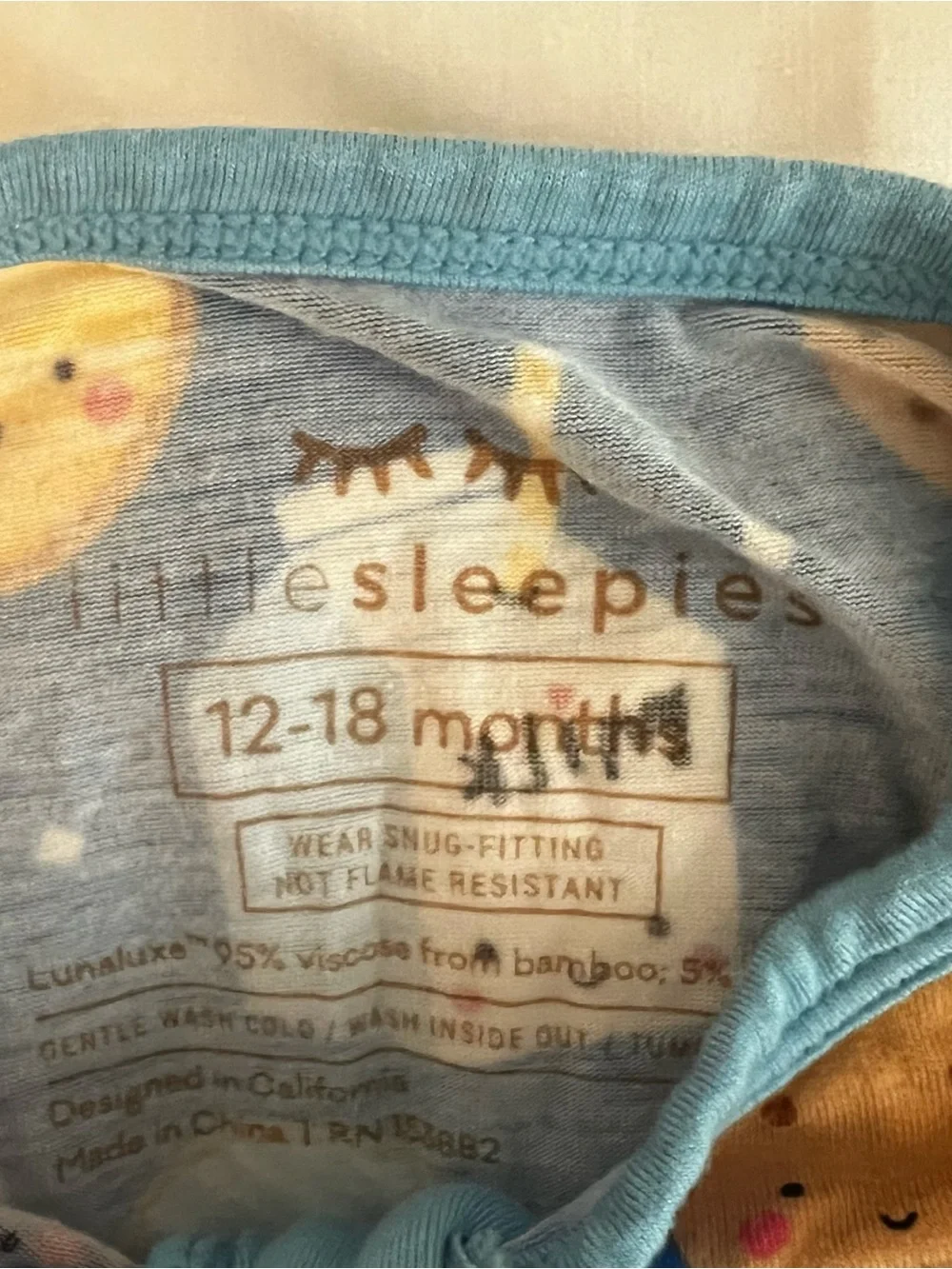 Little Sleepies - Cookies and Milk Zippy